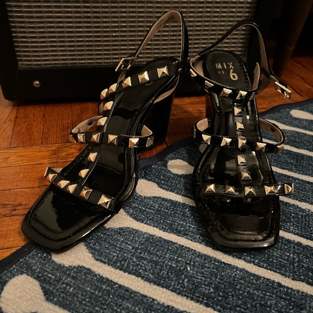 Mix No 6 Studded Wedge Heels